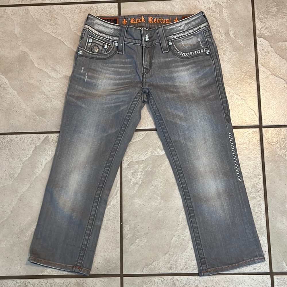 Rock Revival denim capris